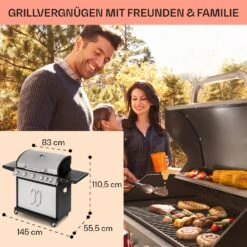 Tomahawk Gasgrill 5x3,6 KW + 2,7 KW Brenner 80x43,5 Cm Grill Edelstahl 11 Tomahawk Gasgrill 5x3,6 KW + 2,7 KW Brenner 80x43,5 Cm Grill Edelstahl -Entspannender Garten 8600359300 12369 prod 006