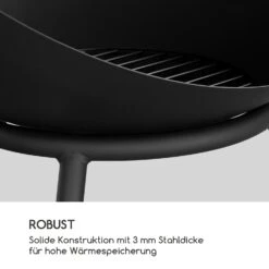 Fireball Feuerschale Ø 66 Cm Kippbar 2 Mm Stahl-Feuerschale Horizontal Diagonal Nutzbar -Entspannender Garten 8600359300 12531 prod 004