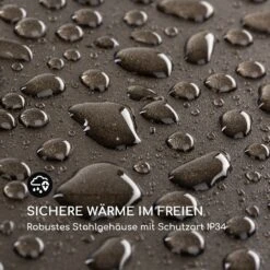 Heat Hexa Infrarot-Heizstrahler 800/1200/2000W Halogen IP34 LED -Entspannender Garten 8600359300 12970 prod 005