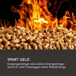 Heat Hunter Pellet-Terrassenheizer 12,2 KW Mobil Edelstahl -Entspannender Garten 8600359300 26551 prod 006
