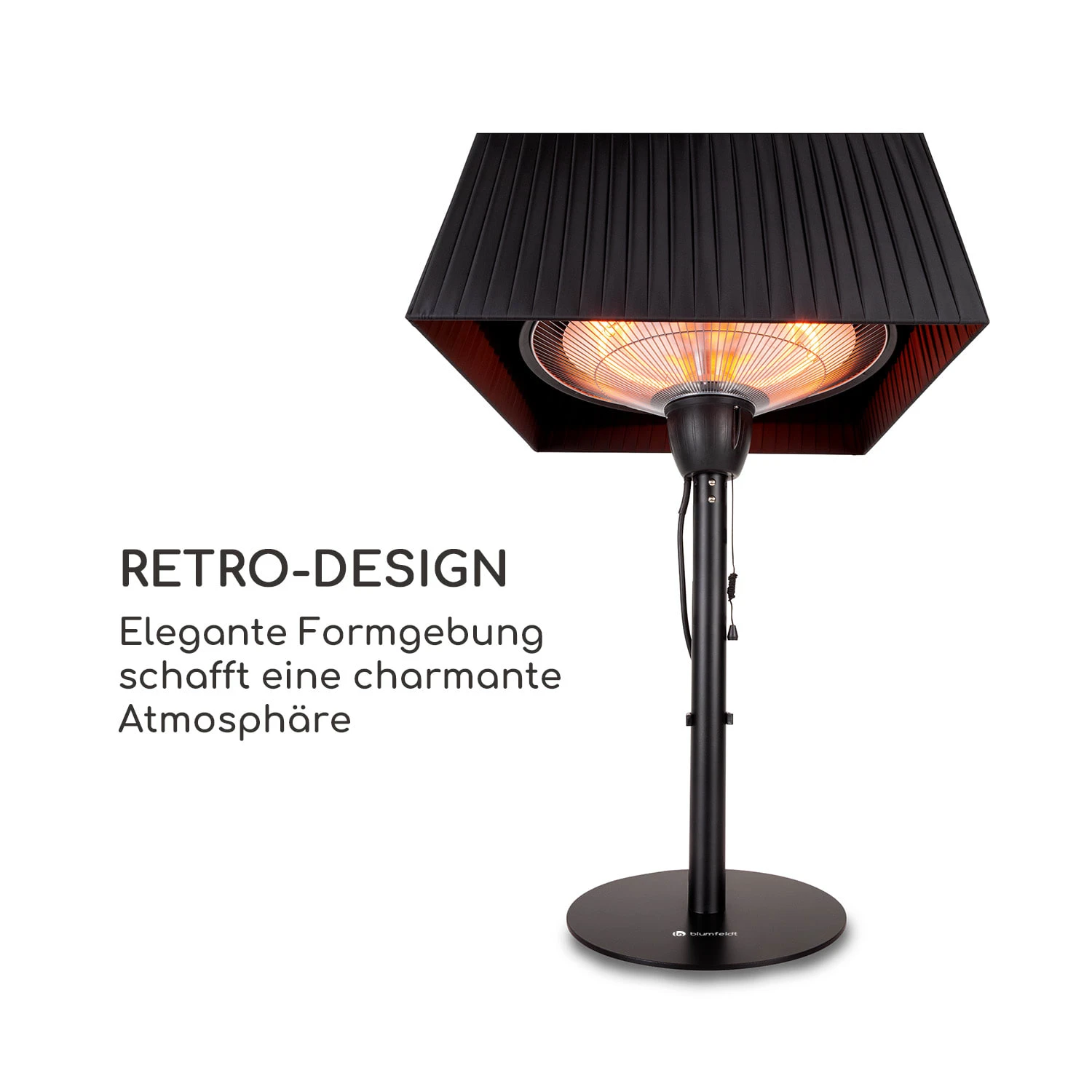 Loras Style Tisch-Heizstrahler Karbon-IR-Heizelement 1500W 6 Loras Style Tisch-Heizstrahler Karbon-IR-Heizelement 1500W – Bild 6