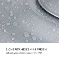 Hitzkopf Infrarot-Deckenheizstrahler Halogen-Heizröhre 2 Stufen 750/1500 W -Entspannender Garten 8600359300 3179 prod 004