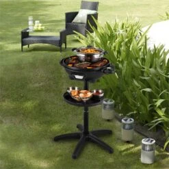 Grillpot Elektrogrill 1600W Standgrill Tischgrill 40cm Grill Gusseisen 11 Grillpot Elektrogrill 1600W Standgrill Tischgrill 40cm Grill Gusseisen -Entspannender Garten 8600359300 3217 prod 006