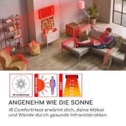 Cosmic Beam Ultra Infrarot-Heizstrahler 2200W IPX4 Fernbedienung -Entspannender Garten 8600359300 4440 prod 003
