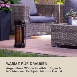 Heat Guru 360 Standheizstrahler 1200/600W 2 Heizstufen IPX4 Oszillation 8 Heat Guru 360 Standheizstrahler 1200/600W 2 Heizstufen IPX4 Oszillation -Entspannender Garten 8600359300 4667 prod 003