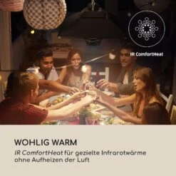 Heat Square Infrarot-Heizstrahler 1000/2000W Carbon IP24 LED 9 Heat Square Infrarot-Heizstrahler 1000/2000W Carbon IP24 LED -Entspannender Garten 8600359300 4709 prod 003