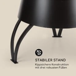 Volantis Cupric Gartenkamin Stahl Rostfrei Schwarz -Entspannender Garten 8600359300 4857 prod 006