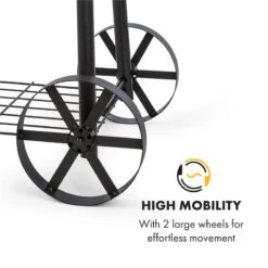 Beef Brisket Smoker Grill | Holzkohlegrill/Smoker | Rostfreie Grillroste Aus Edelstahl | Thermometer Im Deckel | 2 Große Räder -Entspannender Garten 8600359300 5030 prod 006