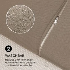 Senator Lounge Gartenliege 188x208x205cm Sonnendach Polyester Stahl Grau 9 Senator Lounge Gartenliege 188x208x205cm Sonnendach Polyester Stahl Grau -Entspannender Garten 8600359300 8968 prod 004