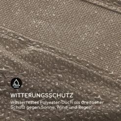 Senator Lounge Gartenliege 188x208x205cm Sonnendach Polyester Stahl Grau 11 Senator Lounge Gartenliege 188x208x205cm Sonnendach Polyester Stahl Grau -Entspannender Garten 8600359300 8968 prod 006