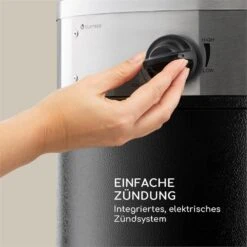 Goldflame Deluxe Terrassenheizstrahler 36.000BTU/11kW Temperglas Mobil Edelstahl Schwarz 9 Goldflame Deluxe Terrassenheizstrahler 36.000BTU/11kW Temperglas Mobil Edelstahl Schwarz -Entspannender Garten 8600359300 9620 prod 004