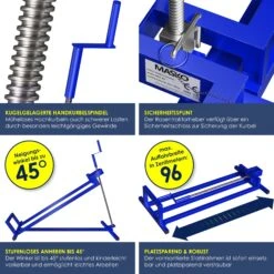 MASKO® Rasentraktor Heber 400kg Aufsitzmäher Hebevorrichtung Rasentraktorheber Reinig.Hilfe Hebebühne -Entspannender Garten 8600364700 18923 prod 003