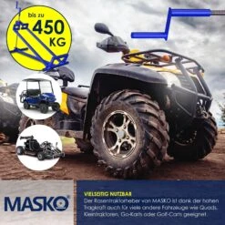 MASKO® Rasentraktor Heber 400kg Aufsitzmäher Hebevorrichtung Rasentraktorheber Reinig.Hilfe Hebebühne -Entspannender Garten 8600364700 18923 prod 005
