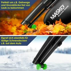 MASKO® Elektro Laubsauger 3in1 Elektrischer 3000W 45L Laubbläser Laubhäcksler -Entspannender Garten 8600364700 19897 prod 004