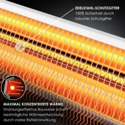 KESSER® Standheizstrahler Infrarot Stand Heizstrahler Inkl. Schutzhülle Wärmestrahler Terrasse Infrarotstrahler Turmheizstrahler 3 Heizstufen 2000 Watt Terrassenstrahler Mit Fernbedienung Timer 9 KESSER® Standheizstrahler Infrarot Stand Heizstrahler Inkl. Schutzhülle Wärmestrahler Terrasse Infrarotstrahler Turmheizstrahler 3 Heizstufen 2000 Watt Terrassenstrahler Mit Fernbedienung Timer -Entspannender Garten 8600364700 22457 prod 004