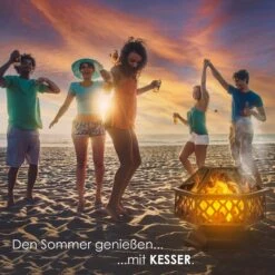 KESSER® Feuerschale Mit Grillrost Ø 62, Multifunktional Fire Pit Für Heizung/BBQ Grill, Schürhaken & Kohlerost, Garten Terrasse Feuerschale, Metall Feuerstelle Mit Schutzhülle Funkenschutz -Entspannender Garten 8600364700 23152 prod 006