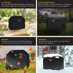 KESSER® Premium BBQ Grillabdeckung Gasgrill Grillhaube Abdeckung Wetterfest - Für Weber, Brinkmann, Char Broil Grill Abdeckhaube Schutzhülle | 600D Oxford- Gewebe Reißfest -Entspannender Garten 8600364700 23775 prod 003
