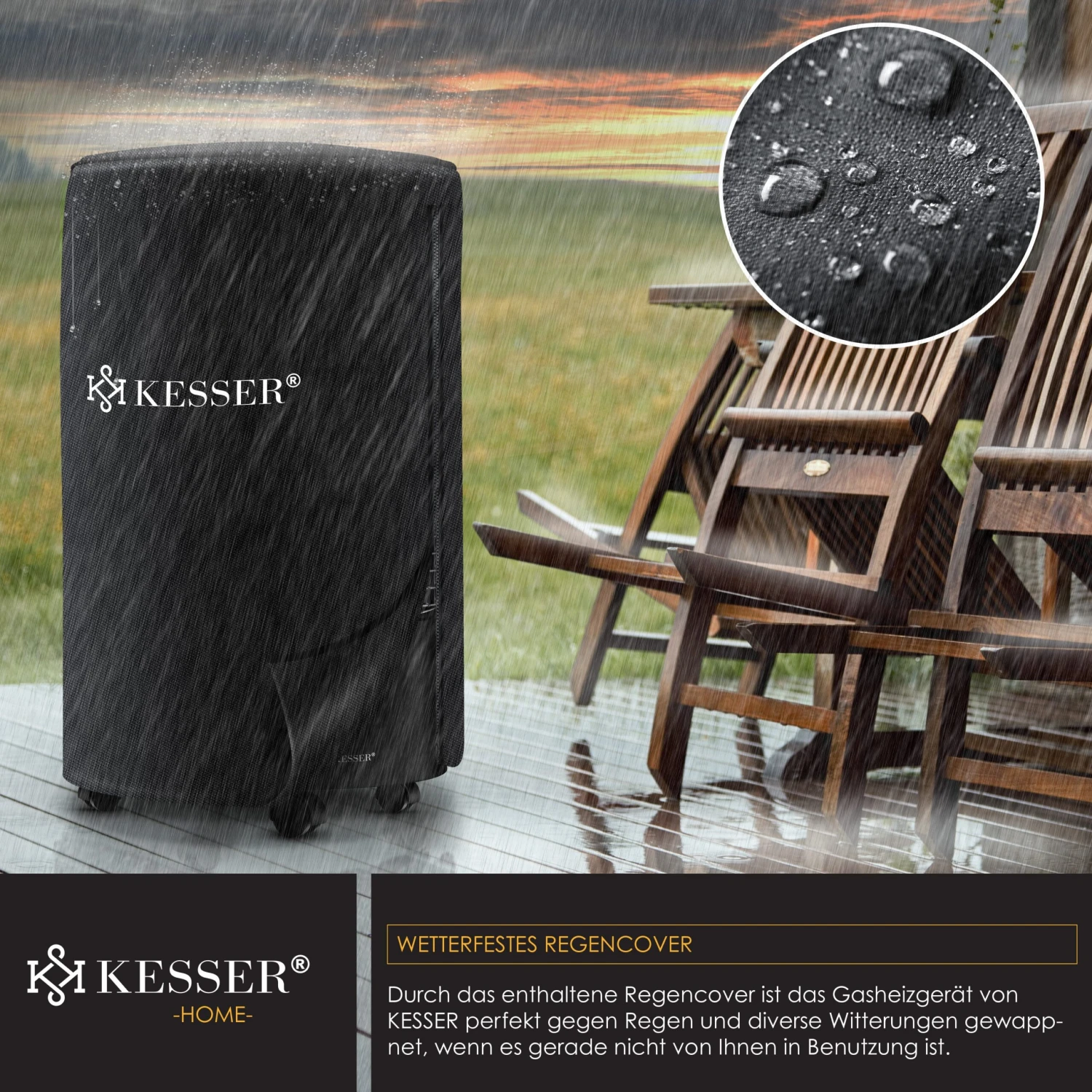 KESSER® Gasheizer Keramik 4200 Watt Gas Heizstrahler Inkl. Gasdruckregler Gasschlauch - Gasheizofen Inkl. Schutzhülle Gasheizgerät, Infrarot Keramikbrenner, Butan- Oder Propangasflaschen 5 KESSER® Gasheizer Keramik 4200 Watt Gas Heizstrahler Inkl. Gasdruckregler Gasschlauch - Gasheizofen Inkl. Schutzhülle Gasheizgerät, Infrarot Keramikbrenner, Butan- Oder Propangasflaschen – Bild 5