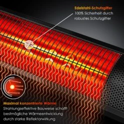 KESSER® Infrarot Heizstrahler 3000W IR-Gastro-Bar Inkl. LED Licht Terrassenstrahler Mit WiFi & Fernbedienung Inkl. Schutzhülle Infrarotstrahler Quarzstrahler Terrassenheizer Wand-Heizstrahler 9 KESSER® Infrarot Heizstrahler 3000W IR-Gastro-Bar Inkl. LED Licht Terrassenstrahler Mit WiFi & Fernbedienung Inkl. Schutzhülle Infrarotstrahler Quarzstrahler Terrassenheizer Wand-Heizstrahler -Entspannender Garten 8600364700 24172 prod 004