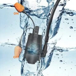 TACKLIFE GSUP2B, Tauchpumpe, 400-W-Pumpe, Max. Durchflussrate 9000 L / H, Max. Förderhöhe 5 M, Verunreinigungen Ø 25 Mm, Max. Eintauchtiefe 6 M, 8-Blatt-Laufräder, Schmutzwasser-Tauchpumpe Mit Schwimmerschalter -Entspannender Garten 8600367000 2429 prod 006